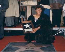 Warwick also has a star of her name on the Hollywood Walk of Fame.